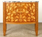 FRENCH OAK MARBLE TOP SERVER B