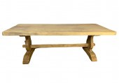 FRENCH OAK MONASTERY TABLE Fre