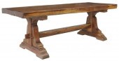 FRENCH OAK MONASTERY TRESTLE T