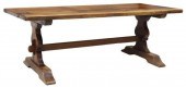 FRENCH OAK MONASTERY TRESTLE T