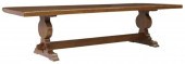 FRENCH OAK REFECTORY TABLE, 11