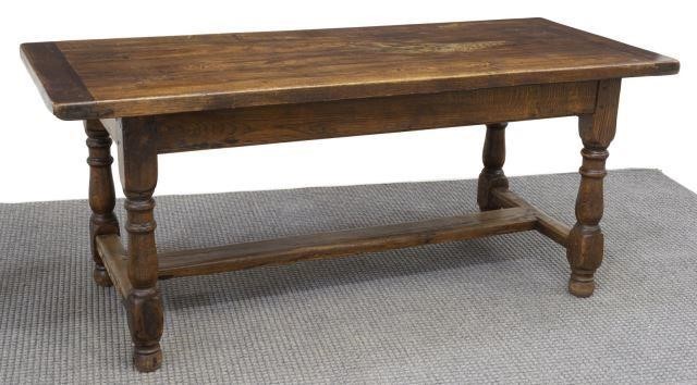 FRENCH OAK REFECTORY TABLE,