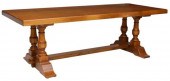 FRENCH OAK REFECTORY TRESTLE T