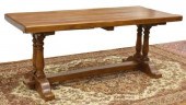 FRENCH OAK REFECTORY TRESTLE T