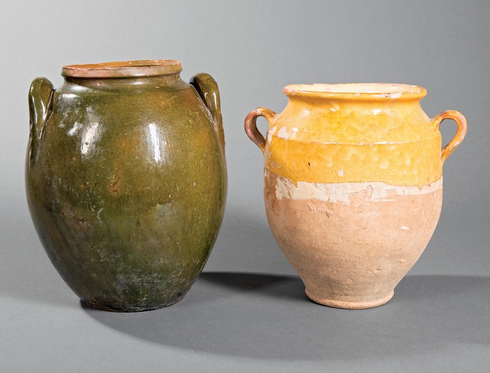 FRENCH OLIVE, YELLOW GLAZED