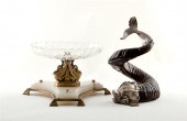 French onyx tazza and silverpl
