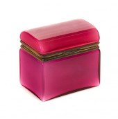 FRENCH OPALINE CASED GLASS JEW