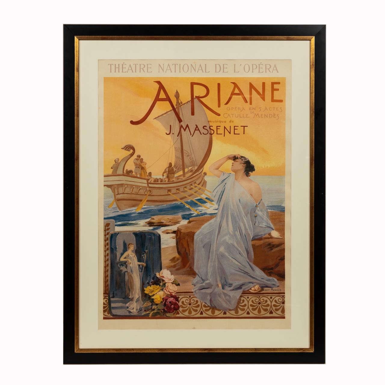 FRENCH OPERA  ADVERTISING POSTER,