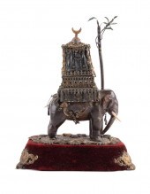FRENCH ORIENTALIST ELEPHANT FO