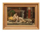 FRENCH ORIENTALIST FIGURAL SCE