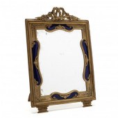 FRENCH ORMOLU AND ENAMEL DRESS