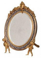 FRENCH ORMOLU, BRASS, AND CHAM