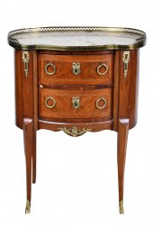 FRENCH ORMOLU MOUNTED BEDSIDE