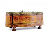 French ormolu-mounted inlaid v