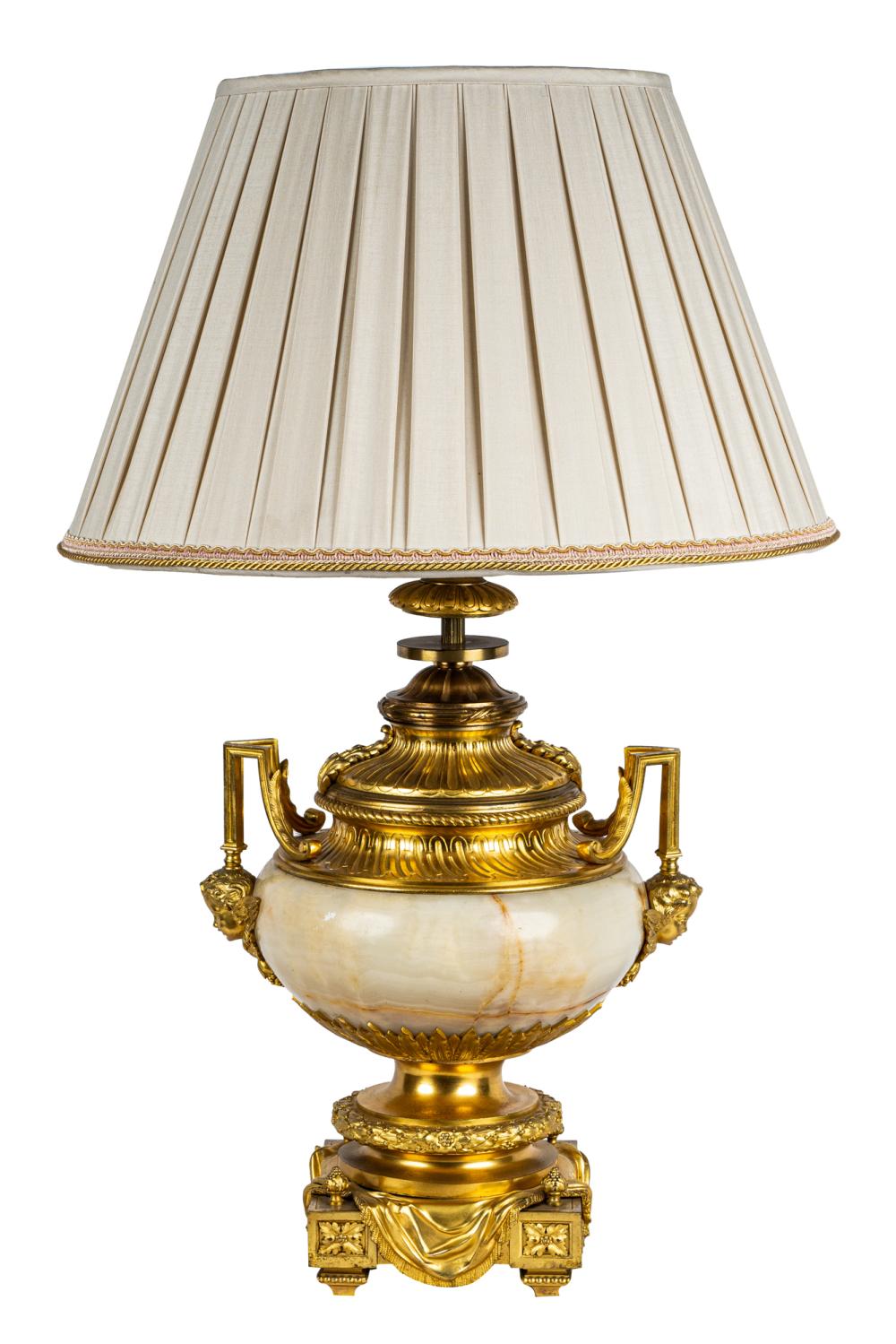 FRENCH ORMOLU-MOUNTED ONYX