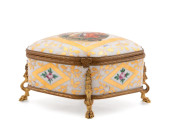 FRENCH ORMOLU MOUNTED PORCELAI