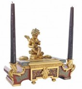 FRENCH ORMOLU-MOUNTED TORTOISE