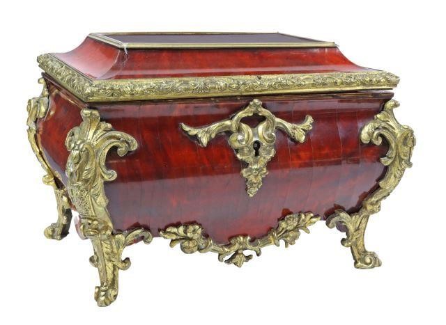 FRENCH ORMOLU-MOUNTED TORTOISE