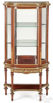 FRENCH ORMOLU MOUNTED VITRINE<