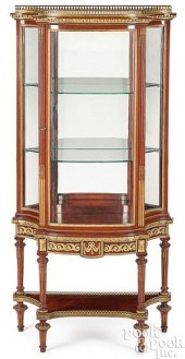 FRENCH ORMOLU MOUNTED VITRINEF
