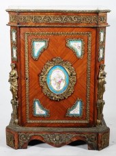 FRENCH ORMOLU & SEVRES PORCELA