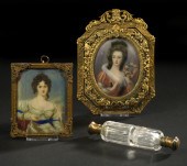 French Oval Portrait Miniature
