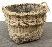 FRENCH OVAL WICKER GRAPE HARVE
