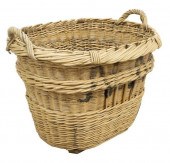 FRENCH OVAL WICKER GRAPE HARVE