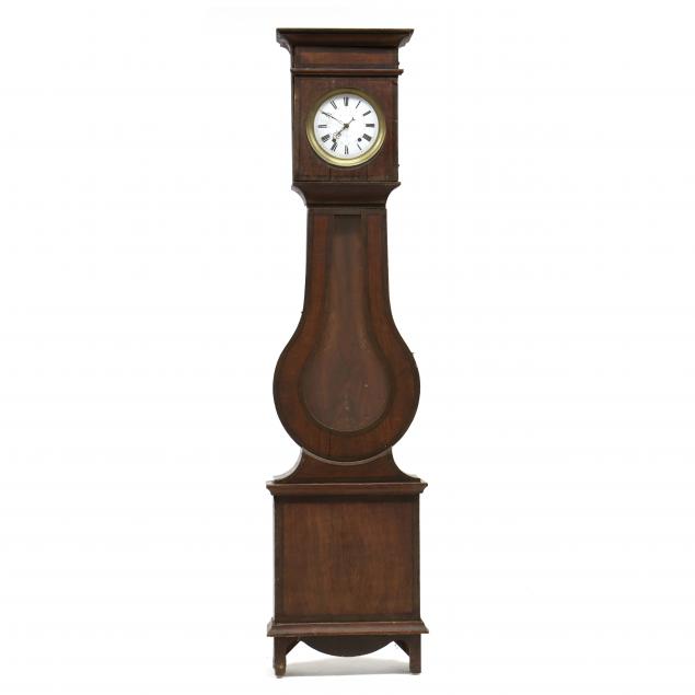 FRENCH PAINT DECORATED TALL CASE