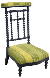FRENCH PAINTED &AMP; UPHOLSTER