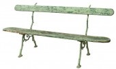 FRENCH PAINTED CAST IRON & WOO