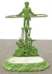 FRENCH PAINTED CAST IRON SAILO
