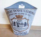 FRENCH PAINTED GALVANIZED META