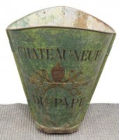 FRENCH PAINTED METAL GRAPE PIC
