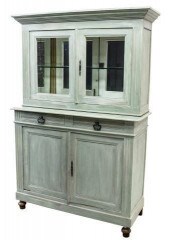 FRENCH PAINTED STEPBACK DISPLA