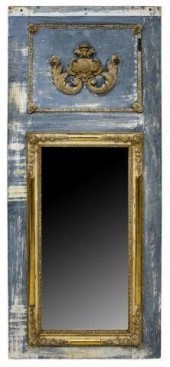 FRENCH PAINTED WOOD TRUMEAU WA
