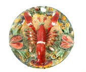 FRENCH PALISSY MAJOLICA LOBSTE