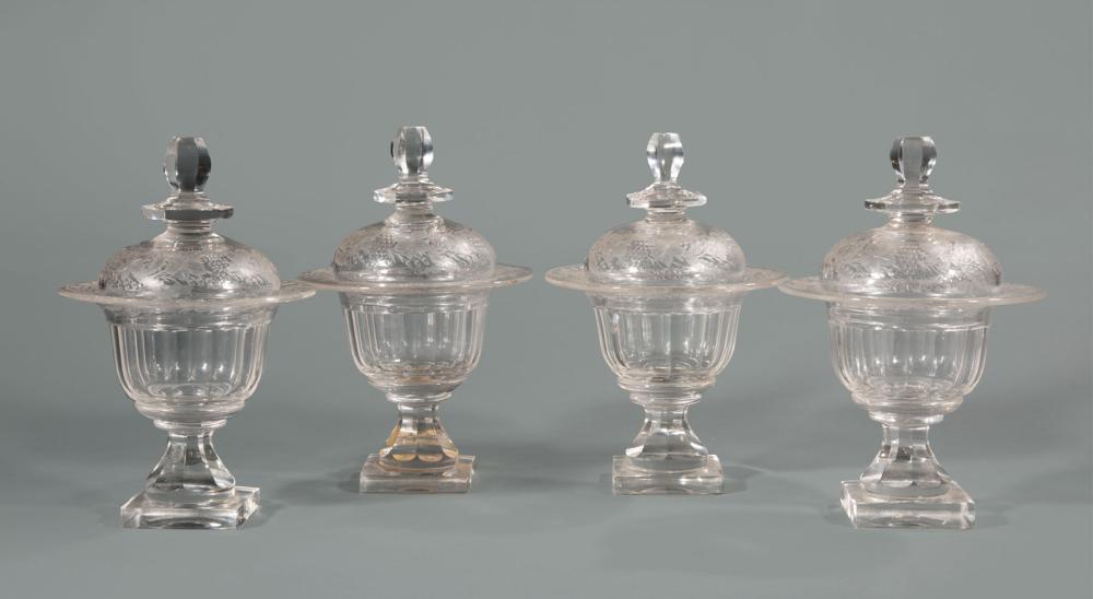 FRENCH PANEL-CUT CRYSTAL