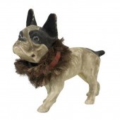 FRENCH PAPIER-MACHE BULLDOG NO