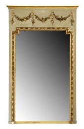 FRENCH PARCEL GILT TRUMEAU MIR