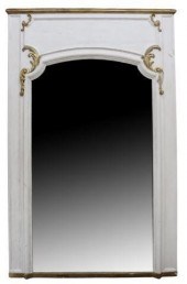 FRENCH PARCEL GILT TRUMEAU MIR