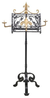FRENCH PARCEL-GILT WROUGHT IRO