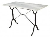 FRENCH PARISIAN MARBLE TOP CAS