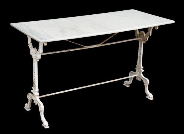 FRENCH PARISIAN MARBLE TOP CAST
