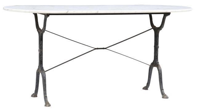 FRENCH PARISIAN MARBLE-TOP CAST