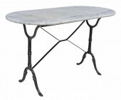 FRENCH PARISIAN MARBLE-TOP CAS