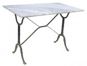 FRENCH PARISIAN MARBLE-TOP CAS