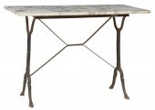 FRENCH PARISIAN MARBLE-TOP CAS