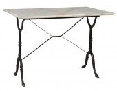 FRENCH PARISIAN MARBLE-TOP CAS