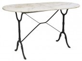 FRENCH PARISIAN MARBLE-TOP CAS